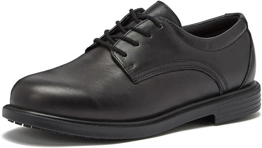 🛒 Non-Slip Dress Shoe for Men – Black Oxford Work Shoe