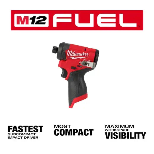 🛒 Milwaukee 3453-20 M12 FUEL™ 1/4" Hex Impact Driver