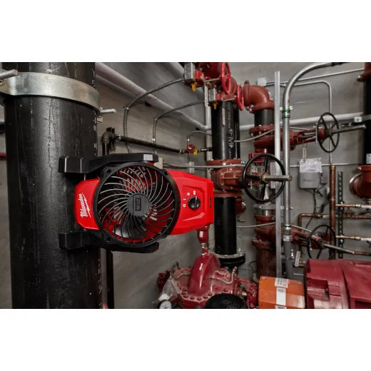 Milwaukee 0820-20 M12™ Mounting Fan – 400 CFM, 360° Rotation, Cordless
