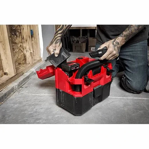 Milwaukee 0960-20 M12 FUEL™ 1.6 Gallon Wet/Dry Vacuum – Cordless, HEPA, Compact