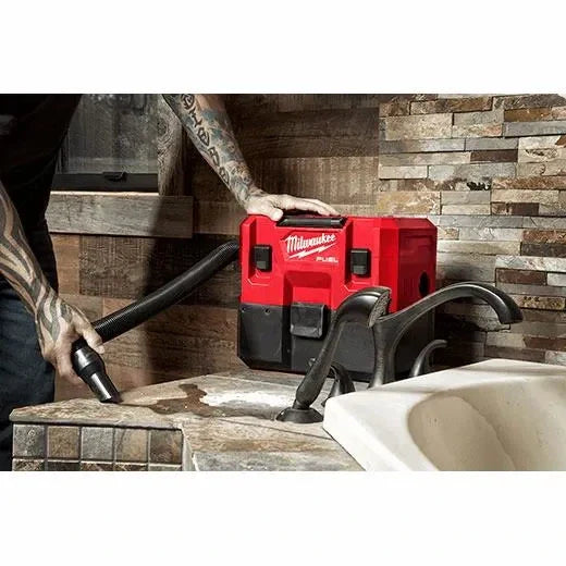 Milwaukee 0960-20 M12 FUEL™ 1.6 Gallon Wet/Dry Vacuum – Cordless, HEPA, Compact