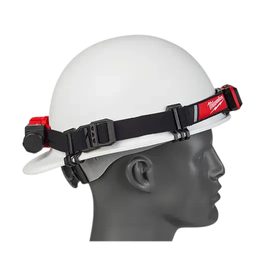 Milwaukee 2115-21 REDLITHIUM™ USB Low-Profile Headlamp – 600 lm, Rechargeable, Hard Hat Clips