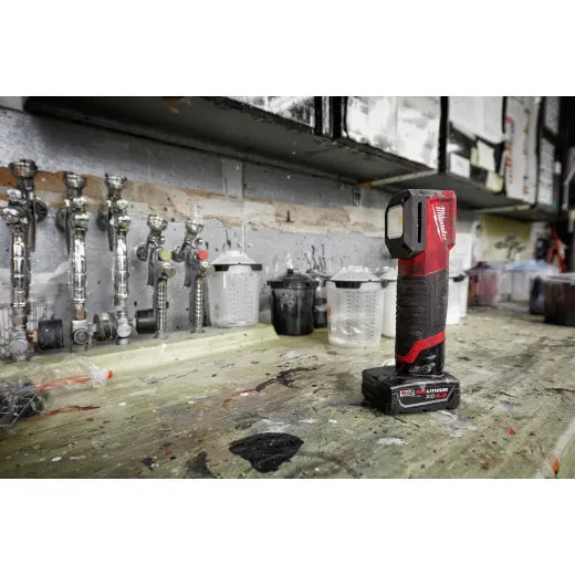 Milwaukee 2127-20 M12™ Paint and Detailing Light – 1000 lm, 98+ CRI, 5 Color Temps