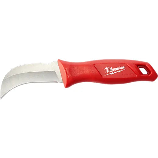 Milwaukee Hawkbill Fixed Blade Knife – 48-22-1925 | Cable Stripping + Sheath