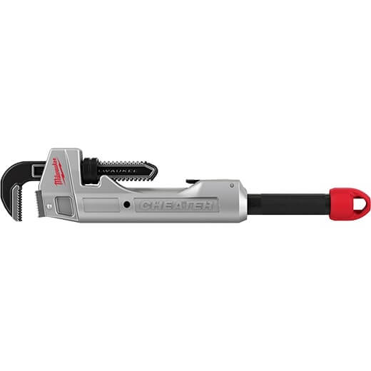 Milwaukee CHEATER™ Aluminum Adaptable Pipe Wrench – 48-22-7318