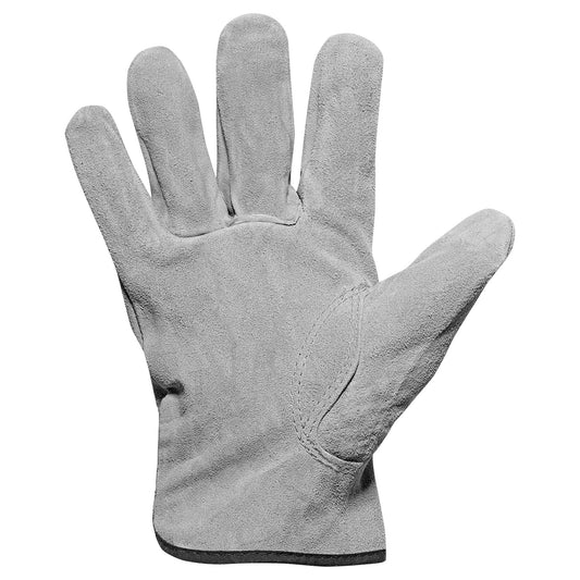 Operator Work Glove – Split Leather, Keystone Thumb, Durable Fit