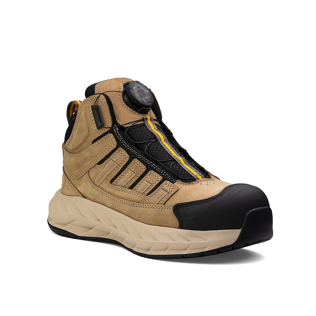 🛒 Pro Safety Mid 6" Comp Toe Men’s Shoe – Tan (#5516-206)