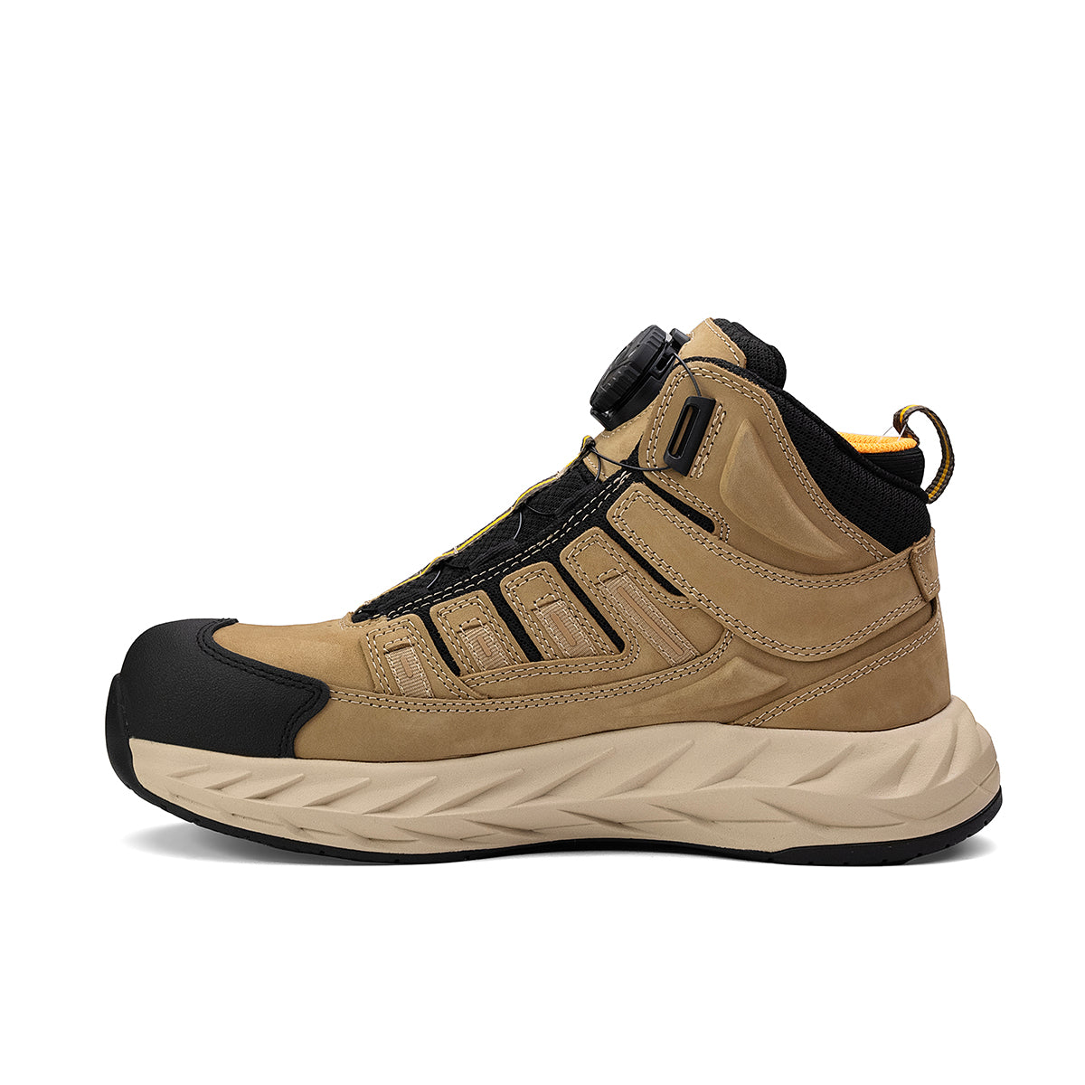 🛒 Pro Safety Mid 6" Comp Toe Men’s Shoe – Tan (#5516-206)