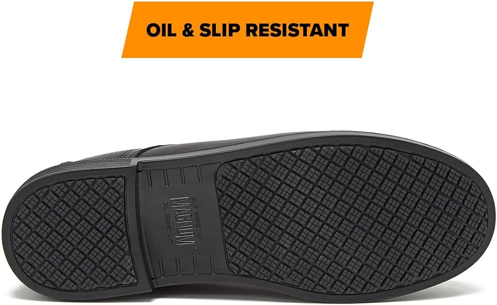 🛒 Non-Slip Dress Shoe for Men – Black Oxford Work Shoe