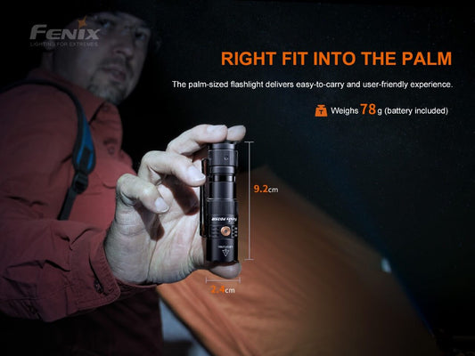 Fenix PD25R EDC Flashlight – 800 Lumen USB-C Rechargeable Compact Light