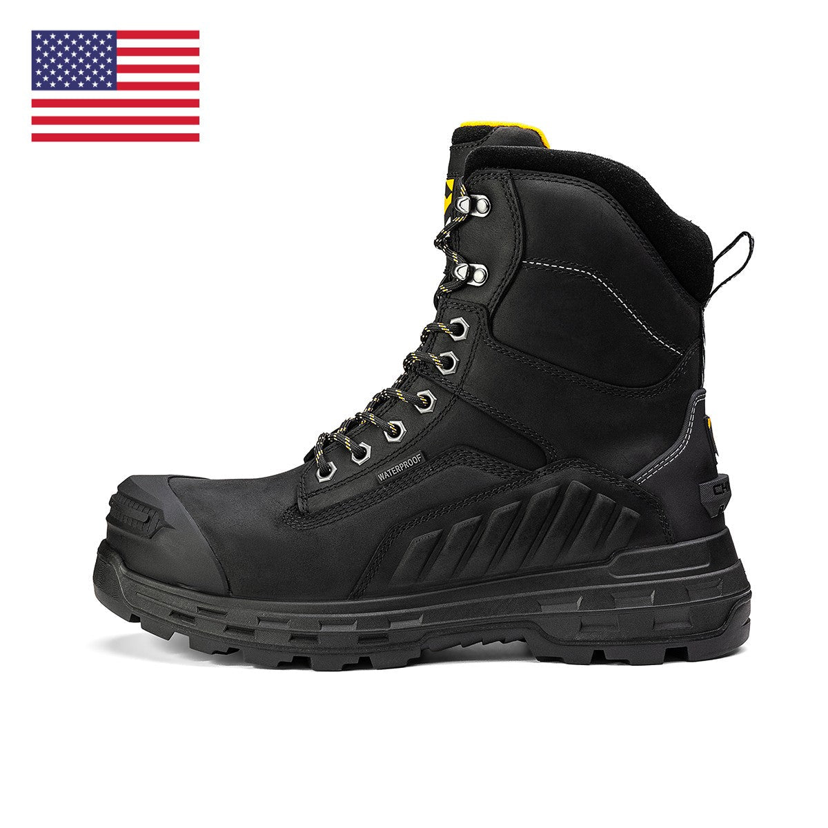 🛒 Chinook Wildwood 8” Waterproof Composite Toe Work Boot – Black (#5710-001)