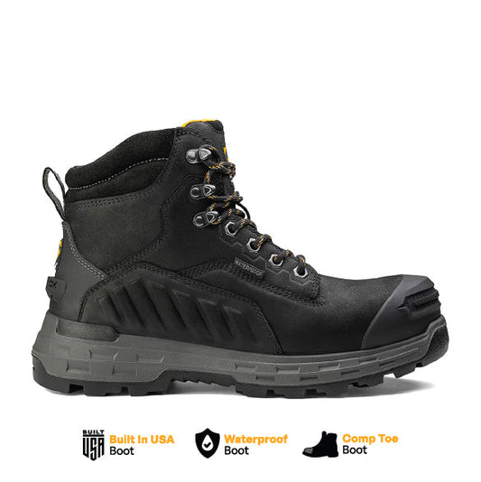 🛒 Chinook Wildwood 6” Waterproof Composite Toe Work Boot – Black (#5700-001)