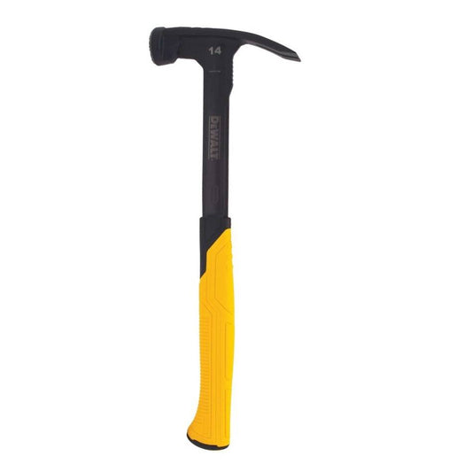 DEWALT TOUGHSERIES™ 14 oz. Mig Weld Hammer – Milled Face, Anti-Slip Grip, Magnetic Nail Starter (DWHT51138X)