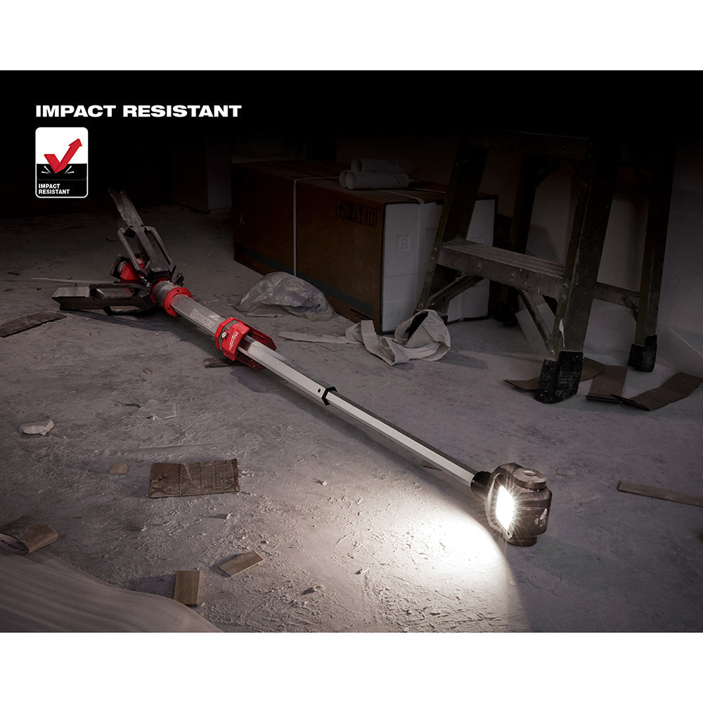 Milwaukee 2132-20 M12™ ROCKET™ Dual Power Tower Light – 1,400 lm, Dual Power, Portable