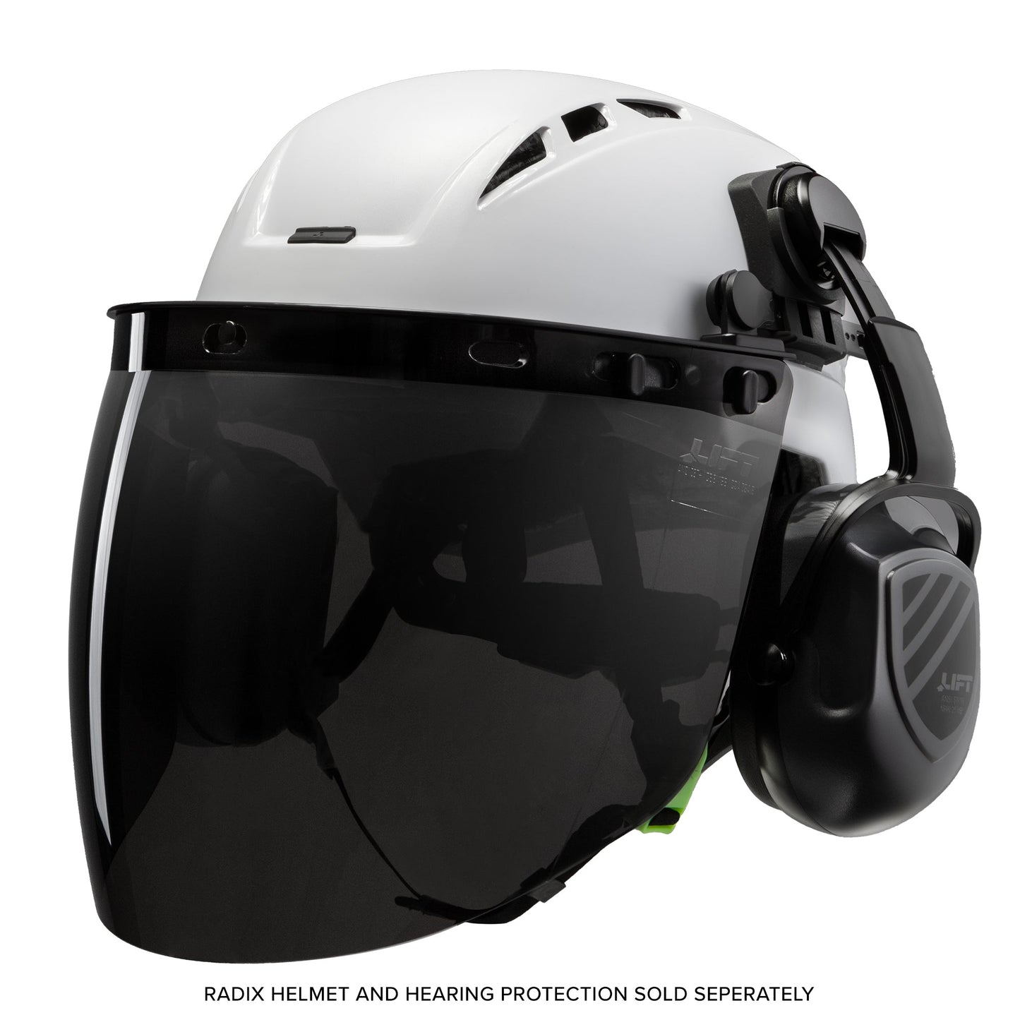 RADIX Helmet Face Shield – ANSI Z87.1+, UV Blocking, Polycarbonate Lens