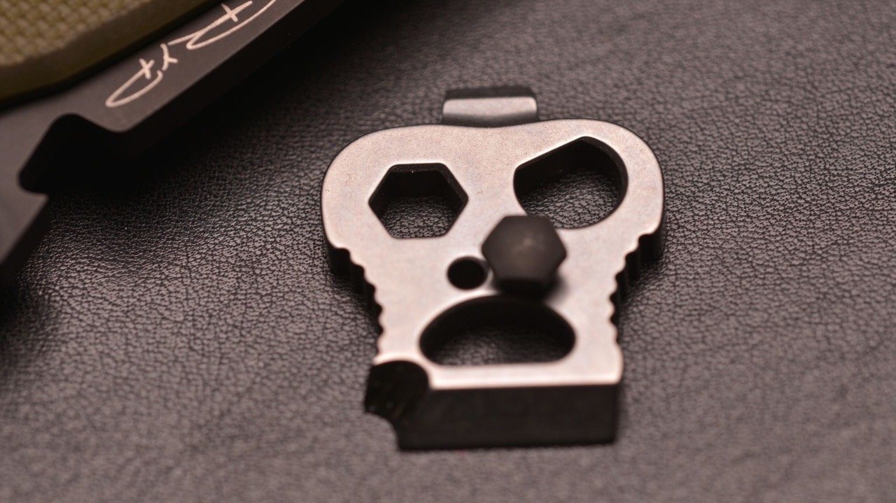 🛒 DPx Gear HEST/F Classic OD – D2 Steel Folding Knife, Titanium Frame