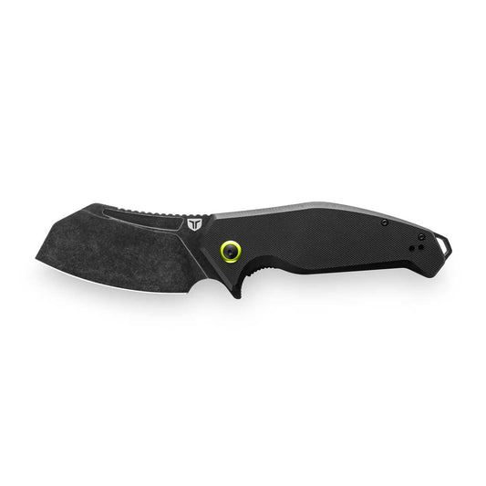 TRUE MAAR Cleaver Flipper Knife – G10 Handle | Ball Bearing Pivot, Deep Carry Clip