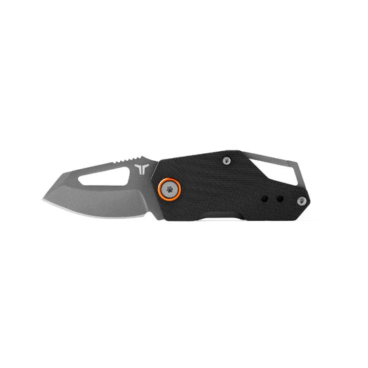 TRUE BERM Keychain Knife – TRU-FMK-1009 | Titanium-Coated Flipper EDC