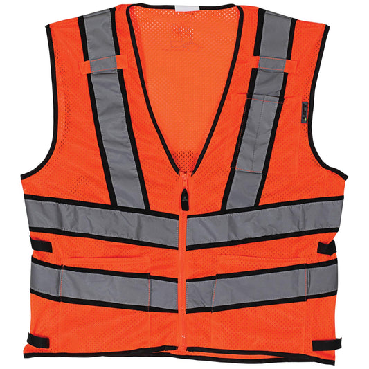 Viz Pro 2 Safety Vest – ANSI Class 2, Lightweight Mesh with Reflective Tape
