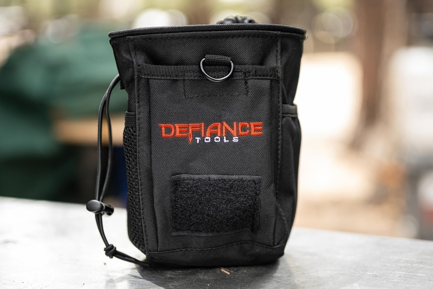 🛒 Defiance Tools MOLLE Drawstring Utility Pouch – 600D Nylon, 6"x3"x8"